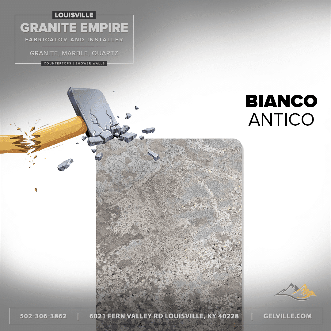 Upgrade your countertops with Bianco Antico Granite from Granite Empire