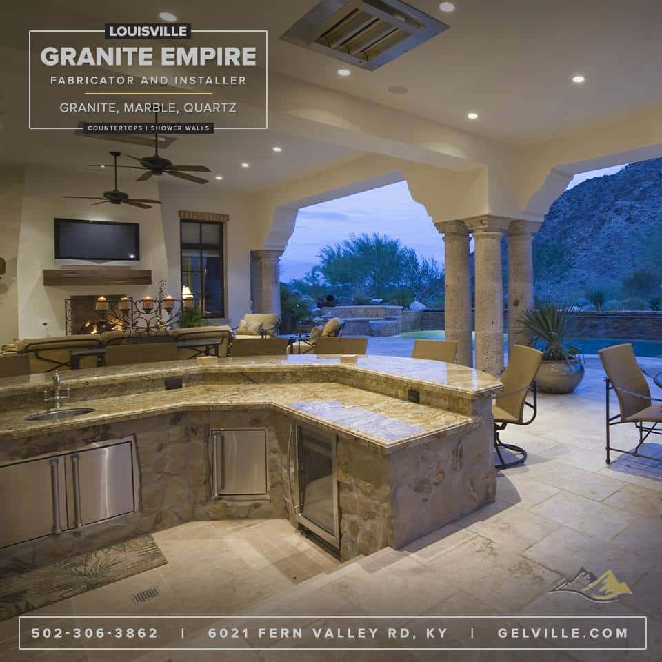 Enhance your outdoor space with durable granite countertops in Louisville
