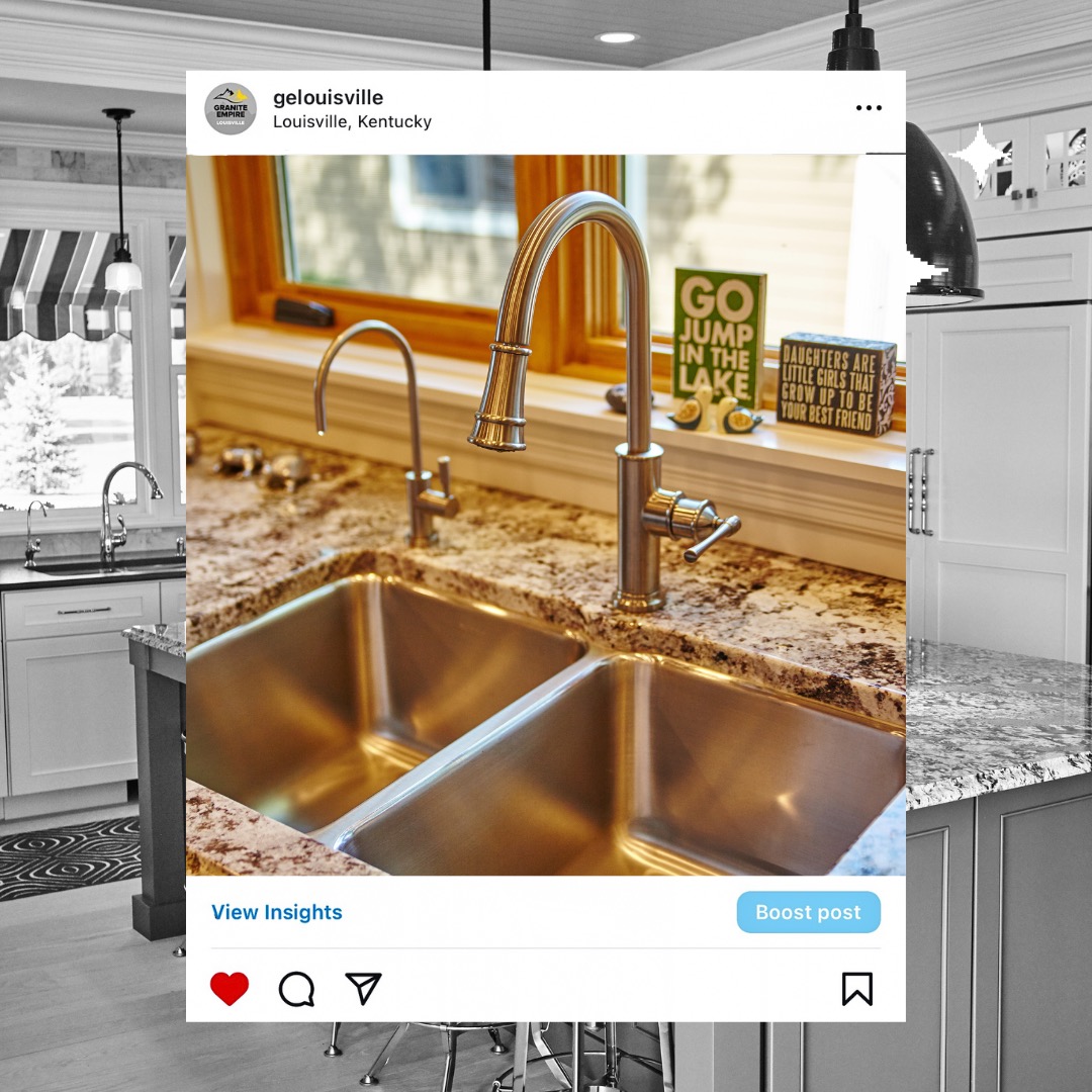 What interior styles are best combined with granite countertops?
