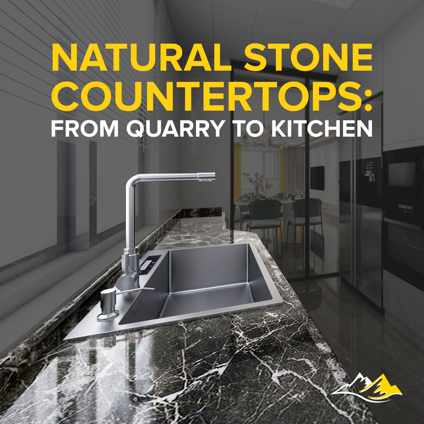 Natural Stone Countertops: From Quarry to Kitchen