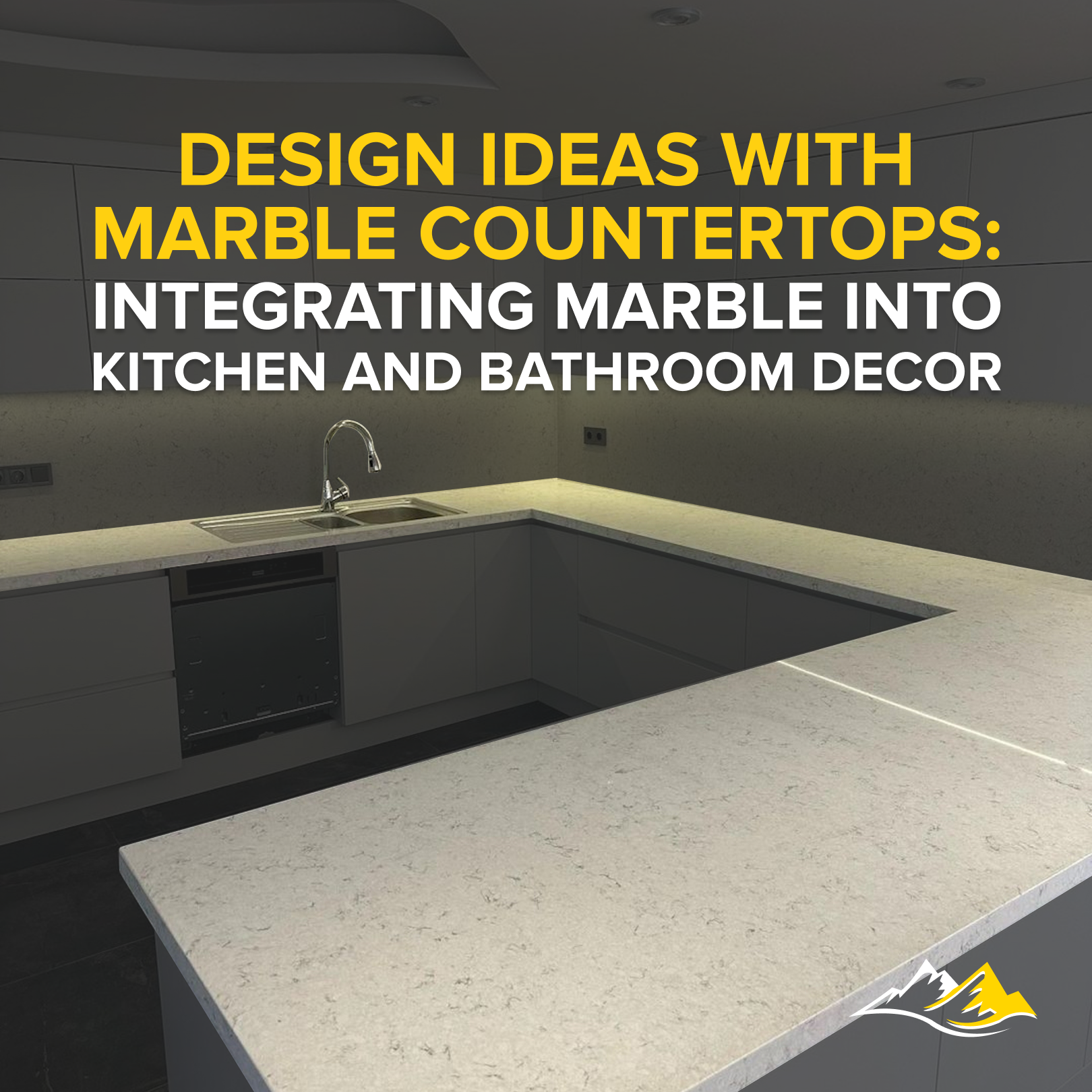 Design Ideas with Marble Countertops: Integrating Marble into Kitchen and Bathroom Decor