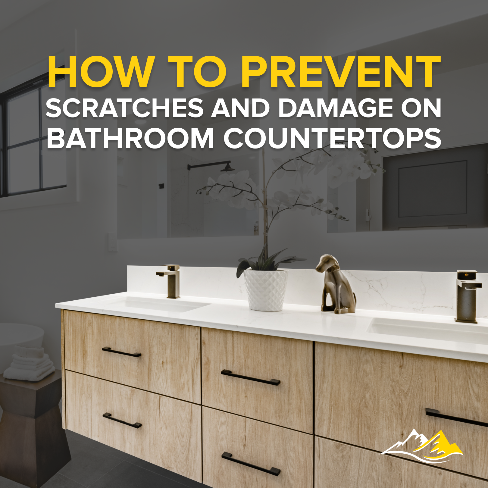 How to Prevent Scratches and Damage on Bathroom Countertops