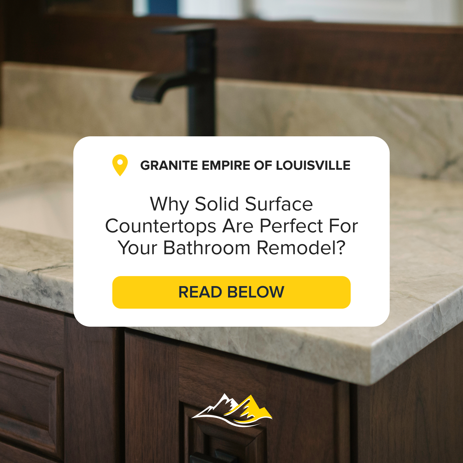 Why Solid Surface Countertops Are Perfect For Your Bathroom Remodel